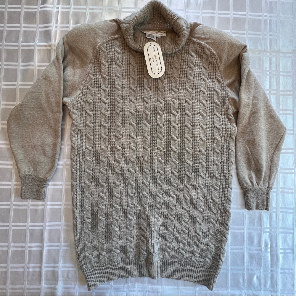 Adrian Vittadini wool cotton vintage sweater, brand new with tags sport